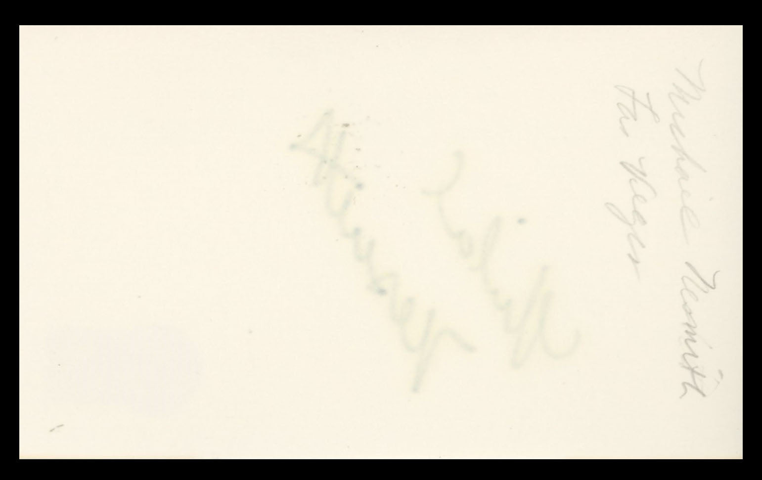 Michael Nesmith The Monkees Authentic Signed 3x5 Index Card BAS #BS29322