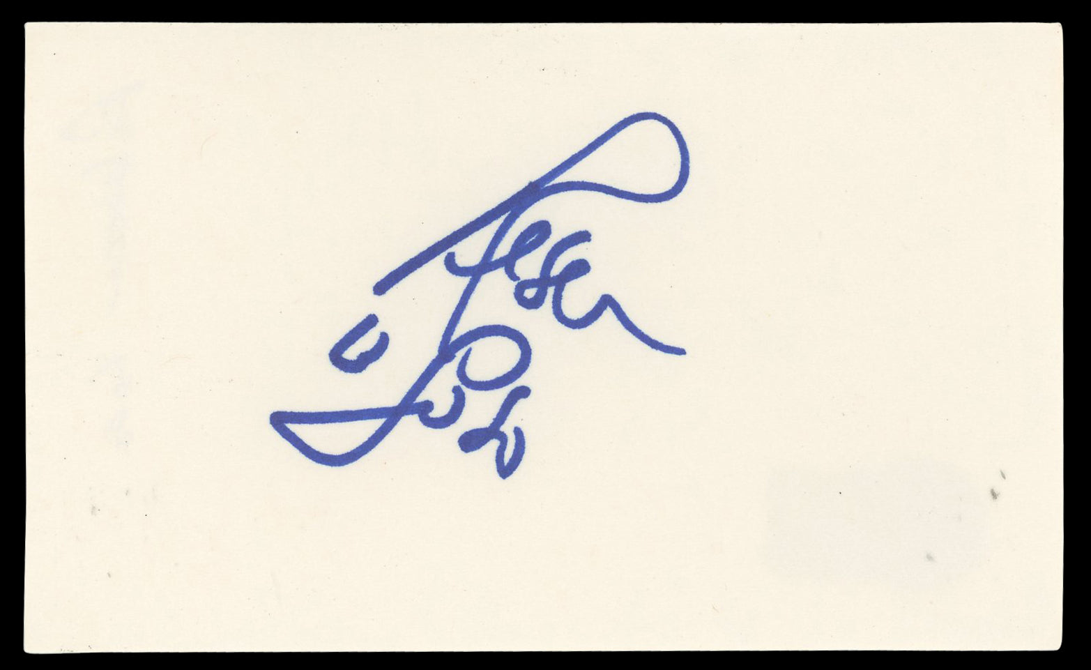 Uconn Rebecca Lobo Authentic Signed Index Card Autographed BAS #BN06485