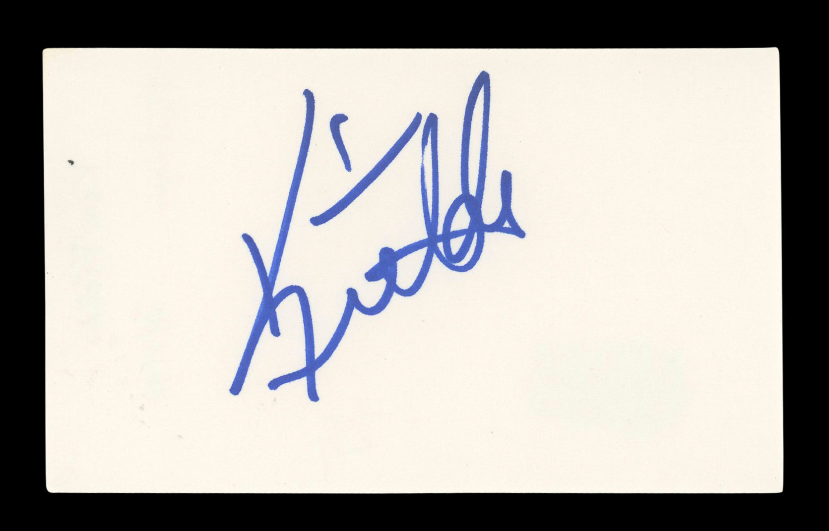 Kim Fields The Facts of Life Signed 3x5 Index Card Autographed BAS #BL96615