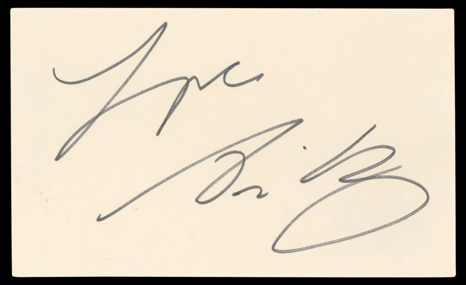 Ami Dolenz Can't Buy Me Love Authentic Signed 3x5 Index Card BAS #BL98582