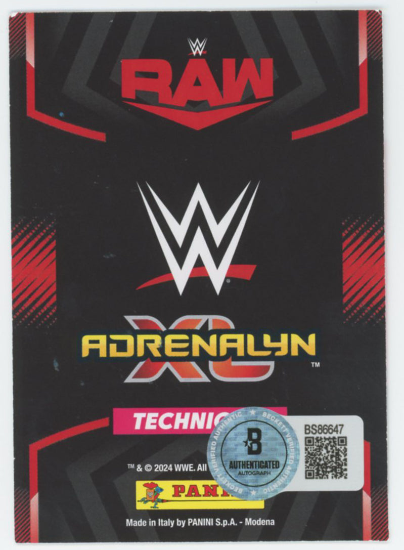 Brutus Creed WWE Authentic Signed 2024 Panini #99 Card Autographed BAS #BS86647