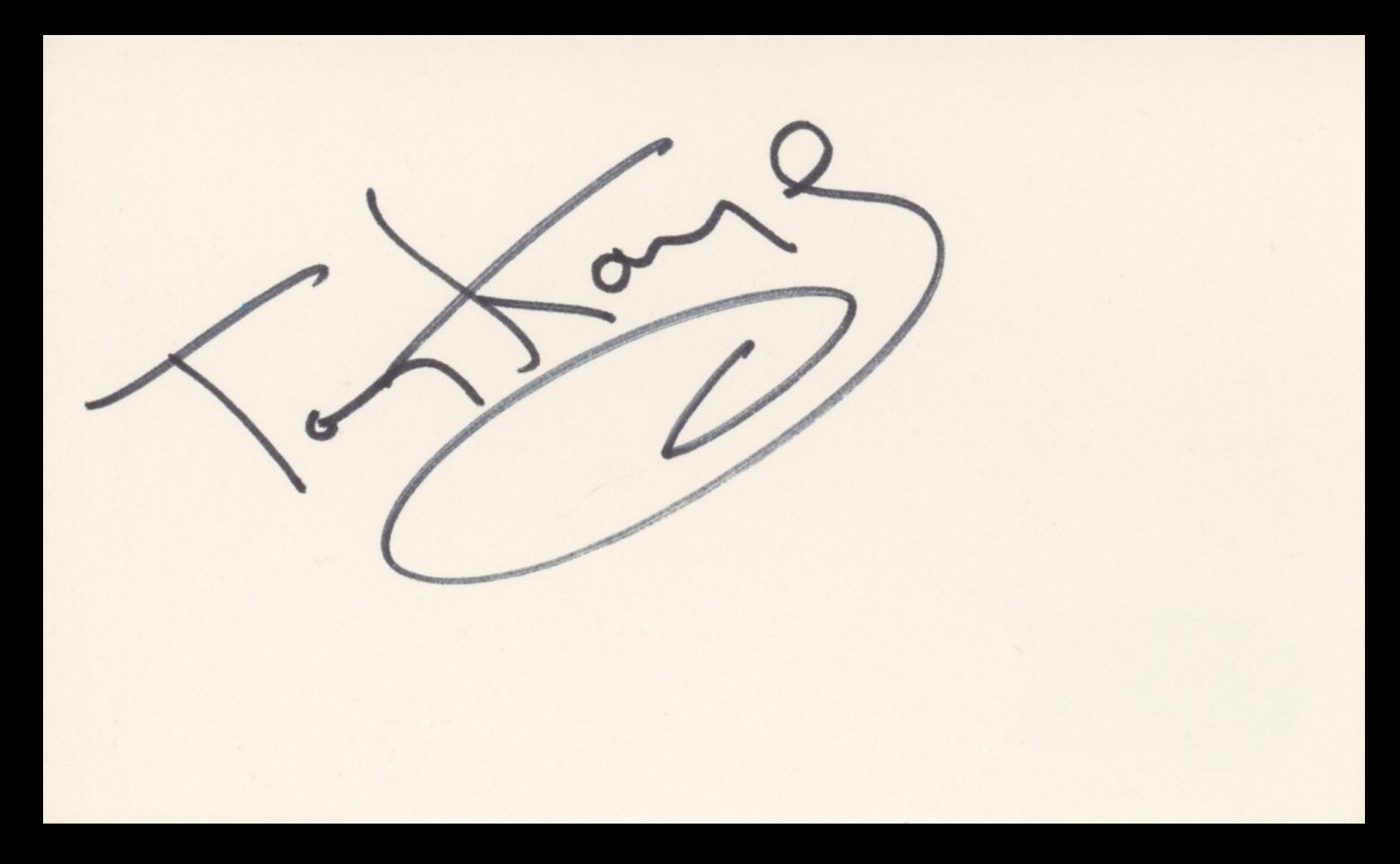 Tony Kaye American History X Authentic Signed 3x5 Index Card BAS #BV59125