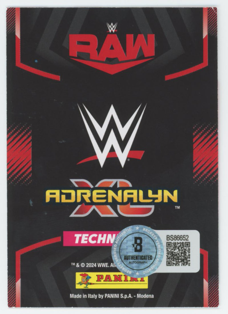 Julius Creed WWE Authentic Signed 2024 Panini #109 Card Autographed BAS #BS86652