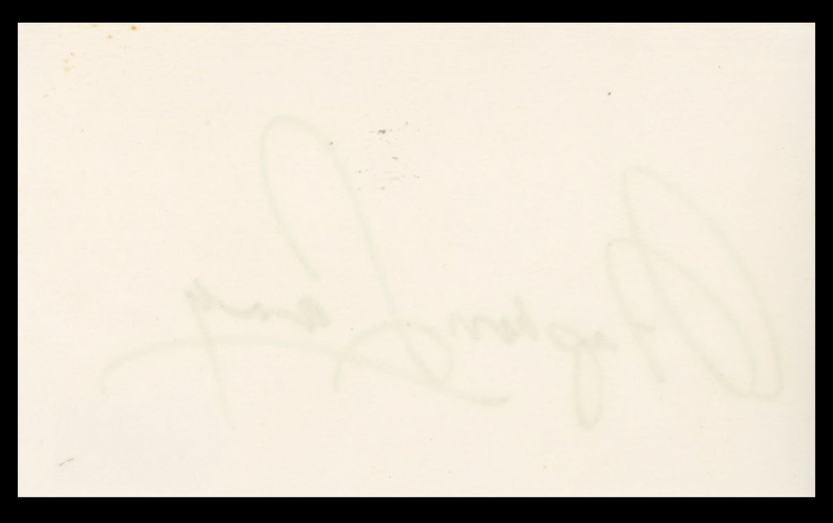 Stephen Lang Avatar Authentic Signed 3x5 Index Card Autographed BAS #BS29354