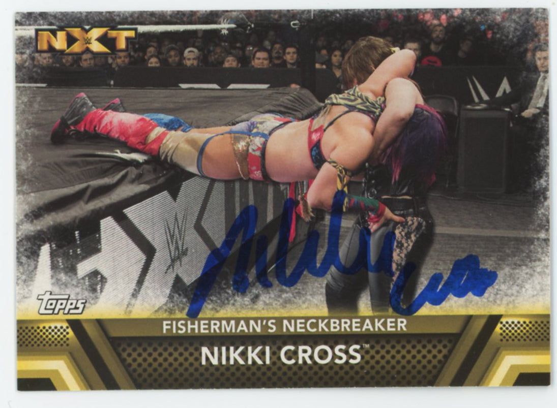 Nikki Cross WWE Authentic Signed 2017 Topps #F-41 Card Autographed BAS #BS86661