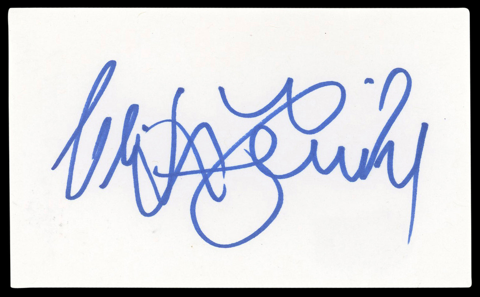 Cliff Emmich Payday Authentic Signed 3x5 Index Card Autographed BAS #BL98915