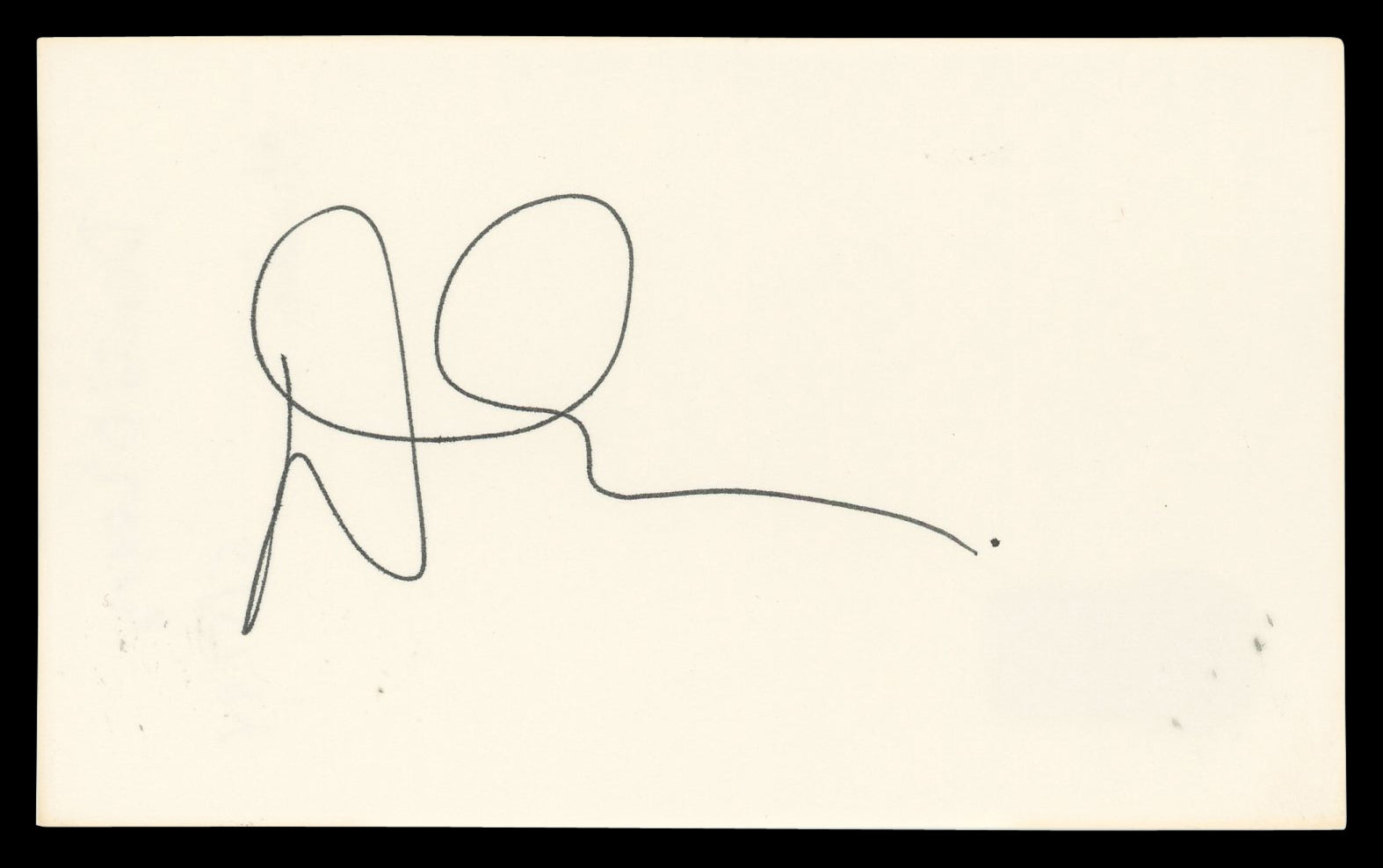 Denis Leary Rescue Me  Authentic Signed 3x5 Index Card Autographed BAS #BN06510