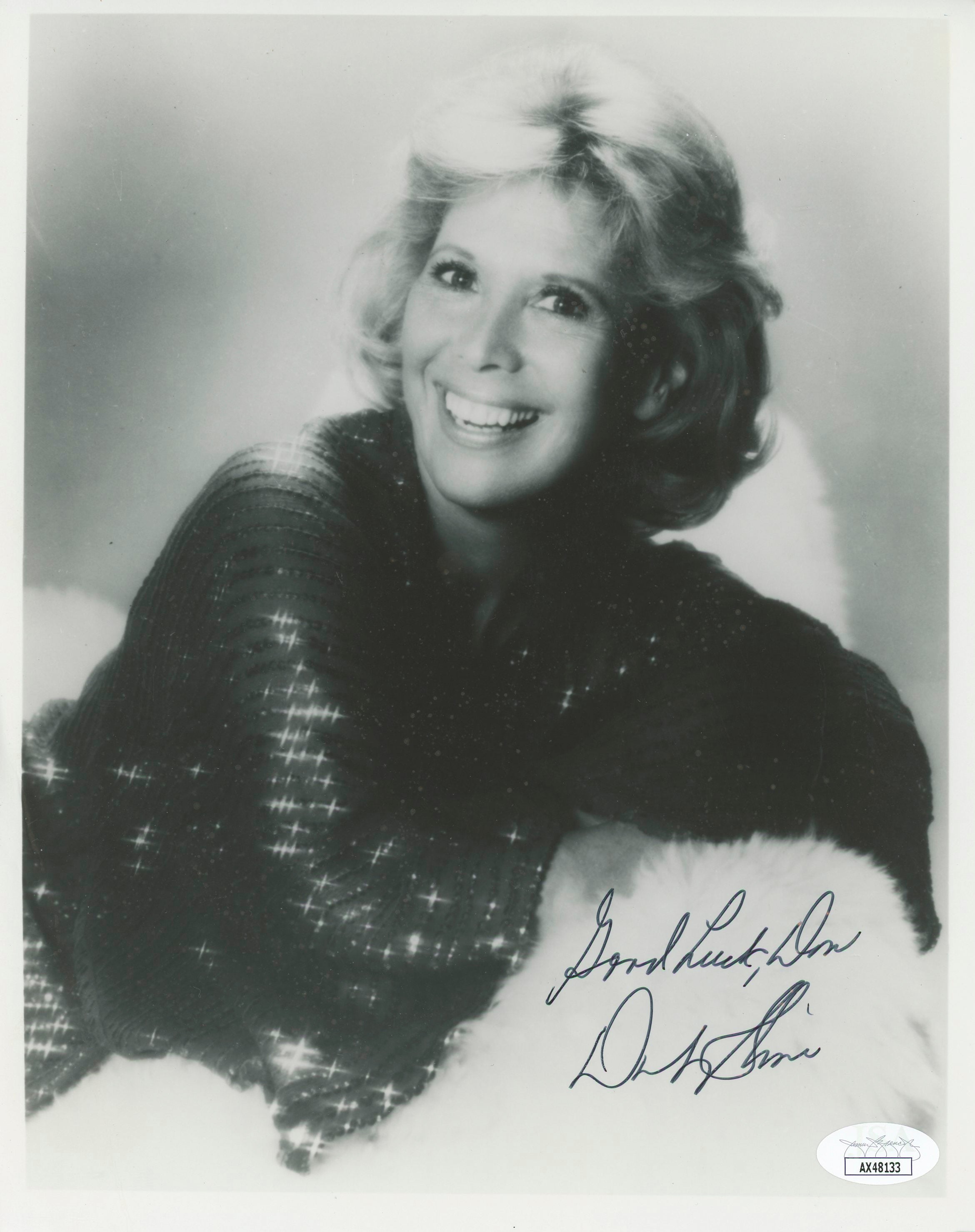 Dinah Shore "Good Luck" Authentic Signed 8x10 Photo Autographed JSA #AX48133