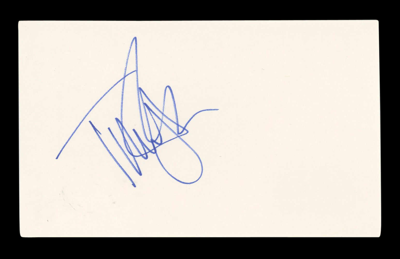 Tracey Ross Passions Authentic Signed 3x5 Index Card Autographed BAS #AD70243