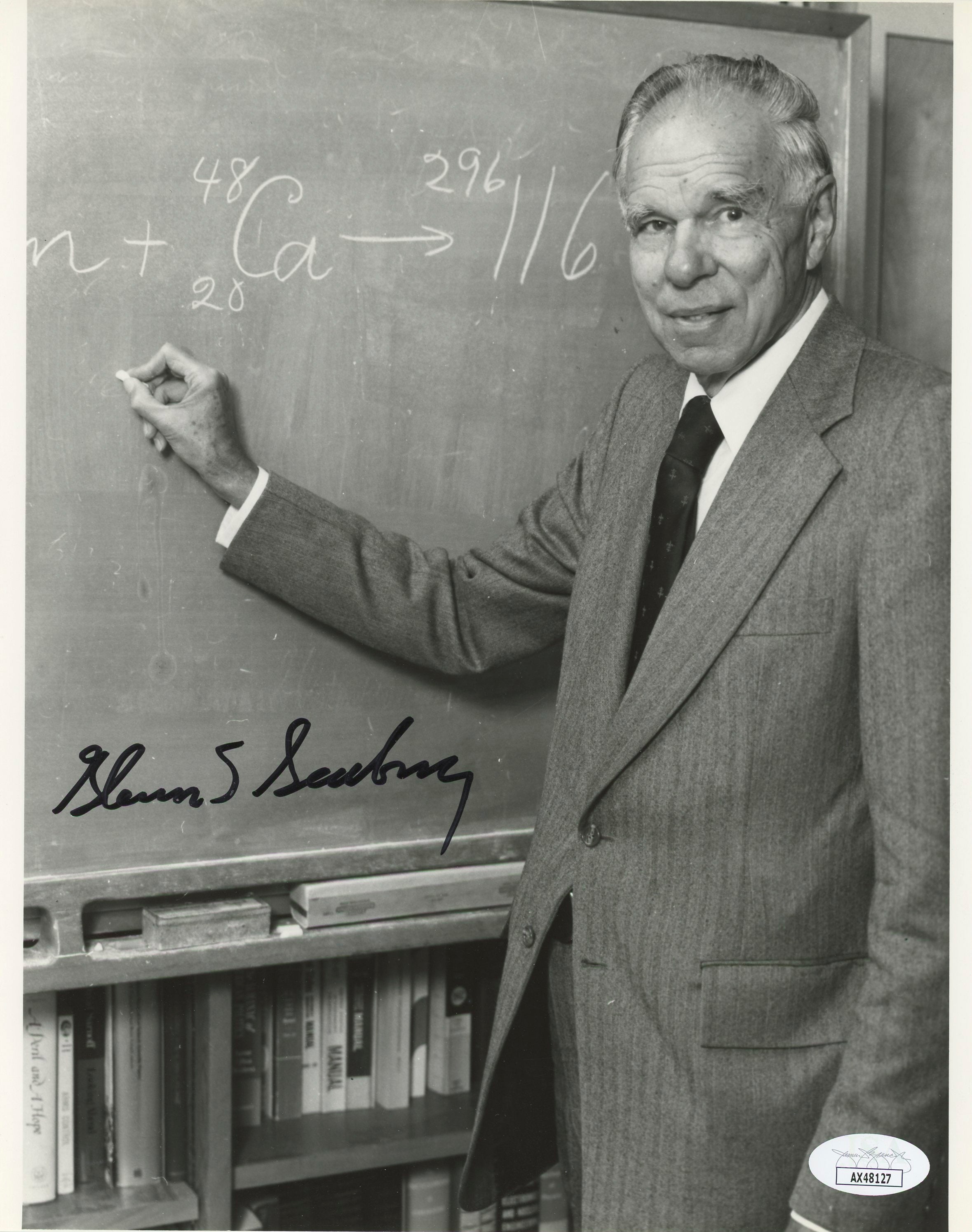Glenn Seaborg Chemist Authentic Signed 8x10 Photo Autographed JSA #AX48127