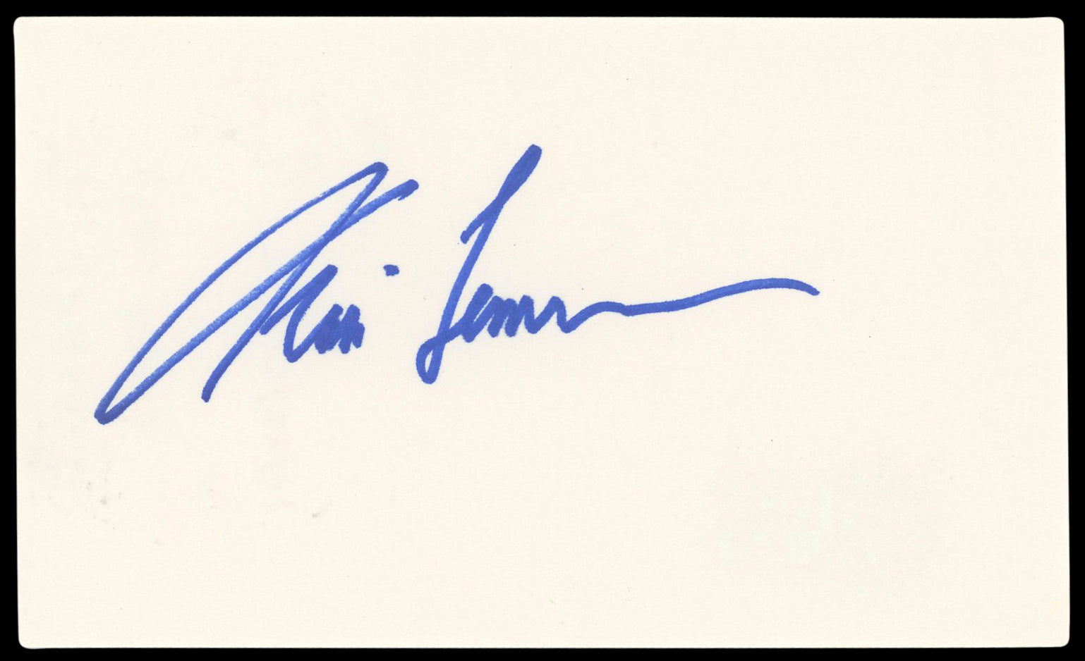 Kasi Lemmons Eve's Bayou Authentic Signed 3x5 Index Card BAS #BL98902