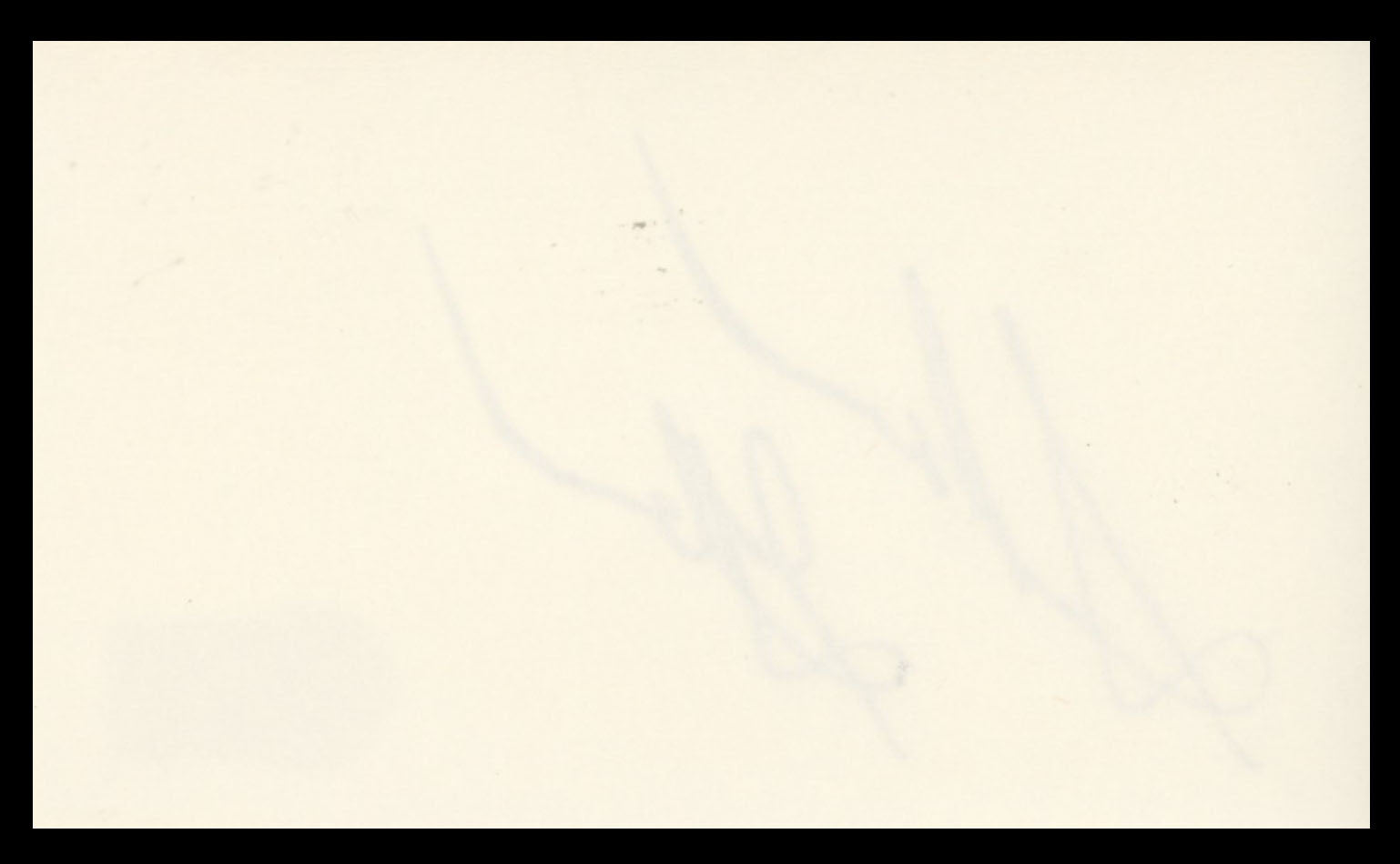 Sharon Gless Burn Notice Authentic Signed 3x5 Index Card BAS #BS29431