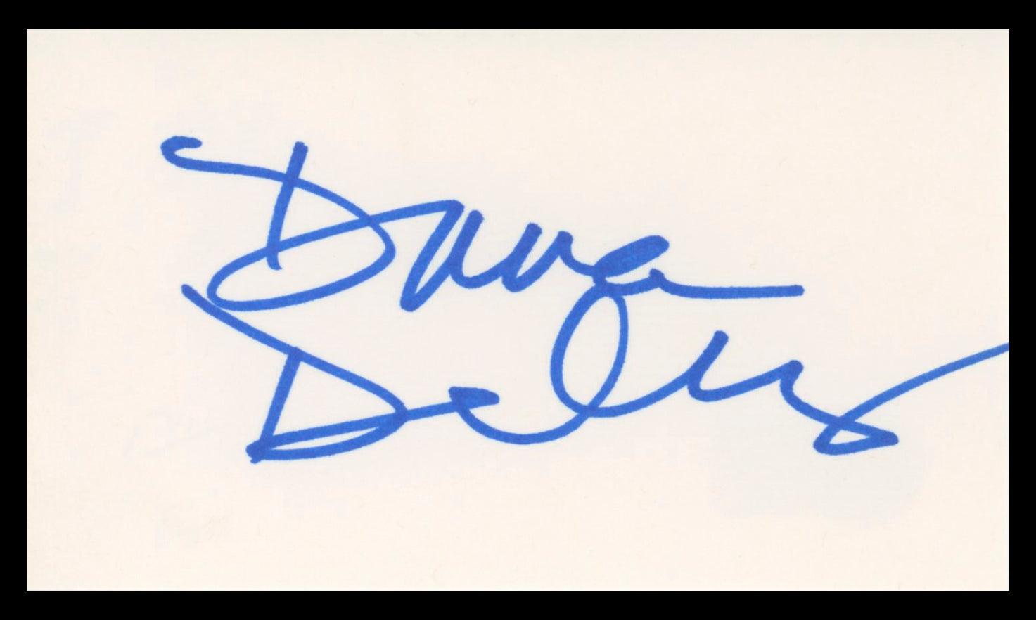 Dana Delany Tulsa King Authentic Signed 3x5 Index Card Autographed BAS #BV00128