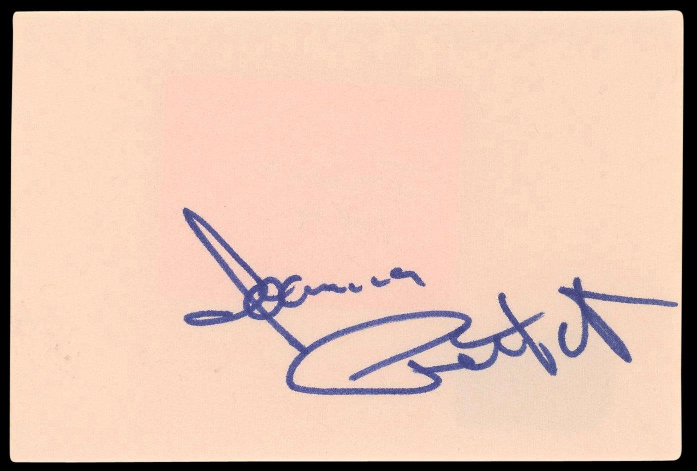 Joanne Pettit Shades of a Killer Authentic Signed 3x4.5 Index Card BAS #BL98898