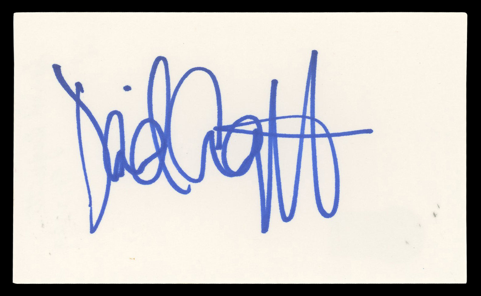 David Arquette Scream Authentic Signed 3x5 Index Card Autographed BAS #BN06524