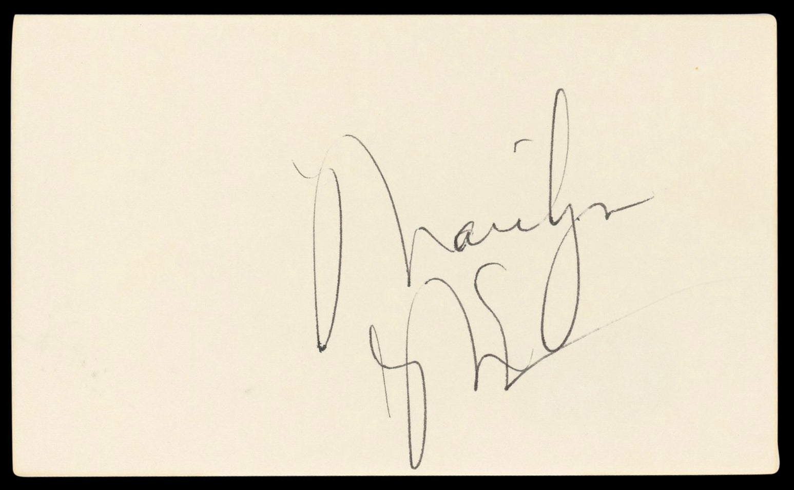 Marilyn McCoo 5th Dimension Authentic Signed 3x5 Index Card BAS #BL98896