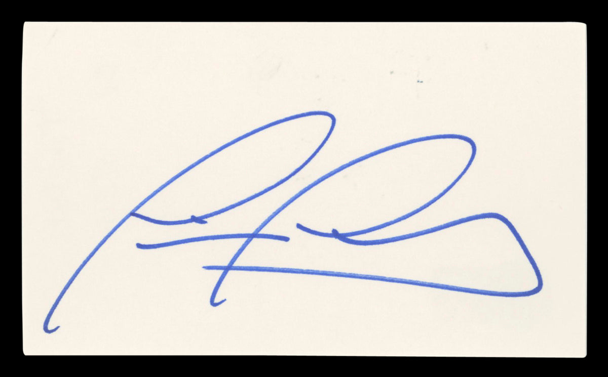 Tim Daly Wings Authentic Signed 3x5 Index Card Autographed BAS #BV00132