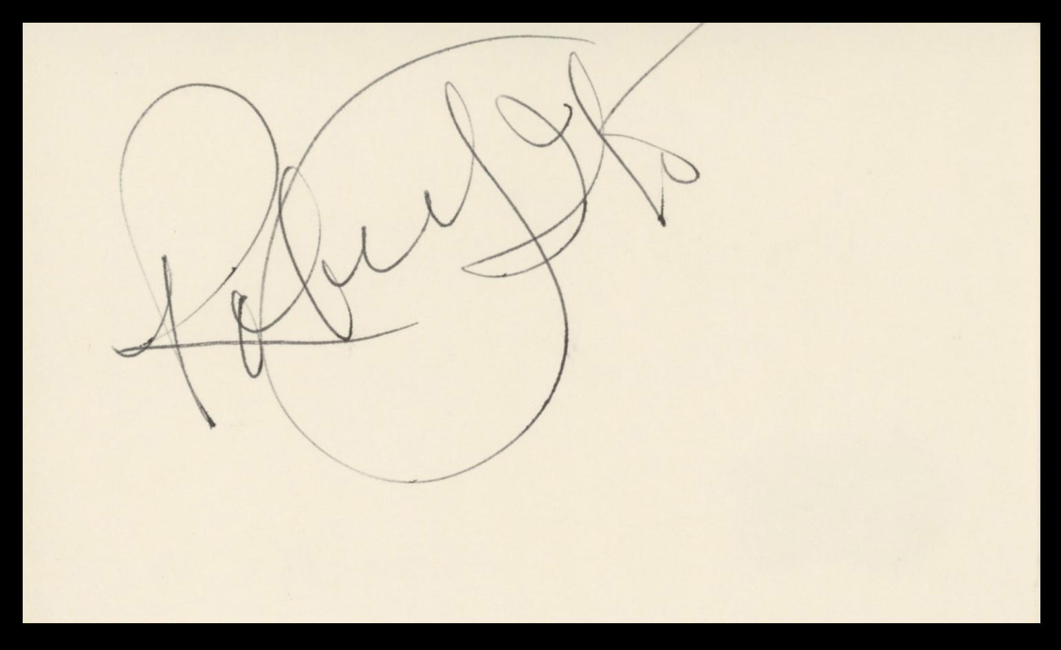 Robert Ito Quincy, M.E. Authentic Signed 3x5 Index Card Autographed BAS #BV59116