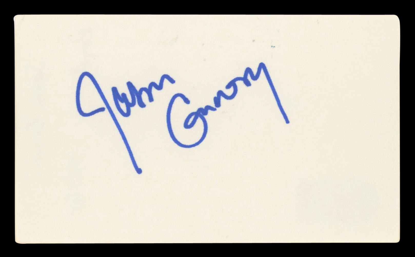Jason Connery Robin Of Sherwood Authentic Signed 3x5 Index Card BAS #BV00121