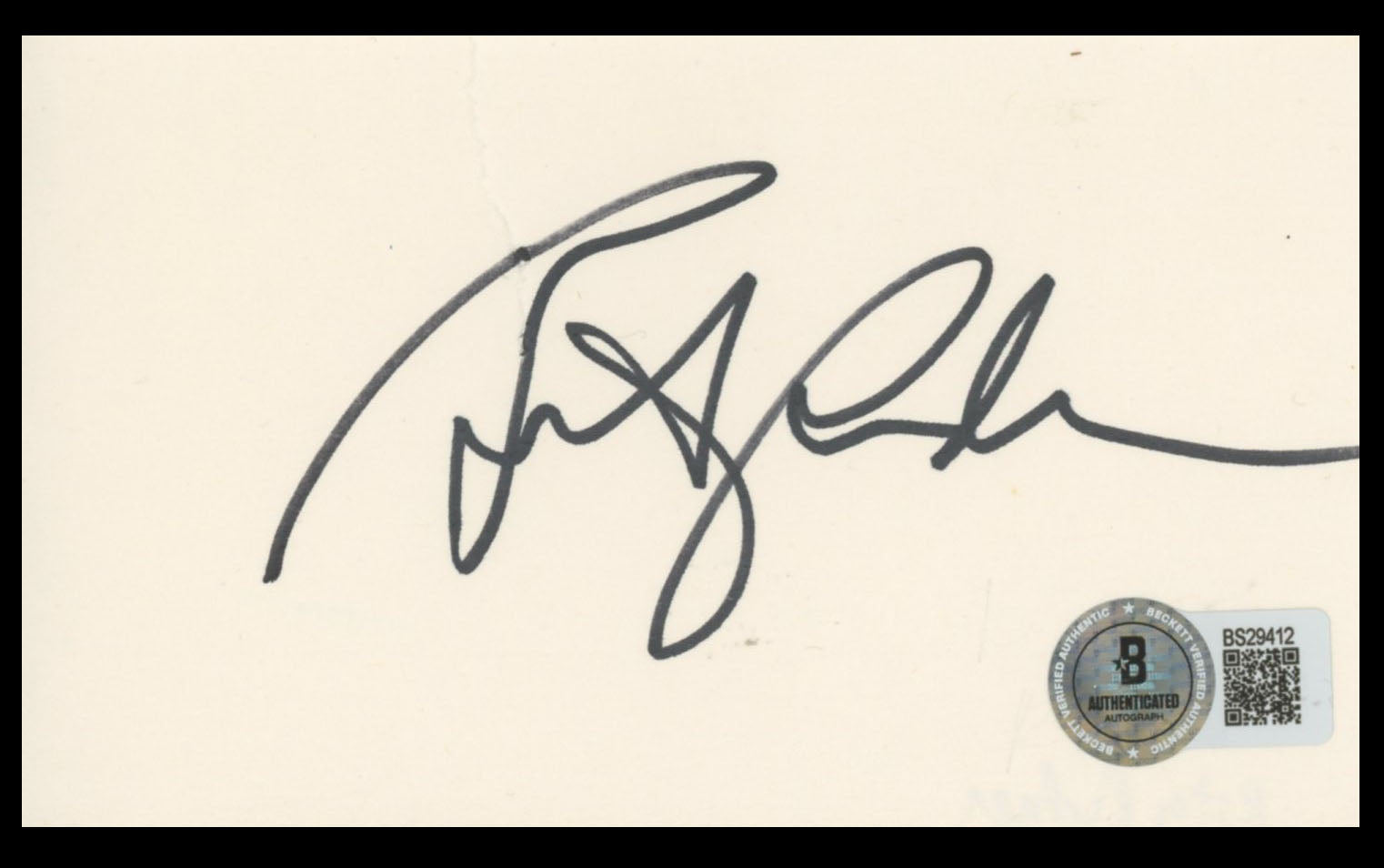 Rita Rudner Comedian & Actor Authentic Signed 3x5 Index Card BAS #BS29412
