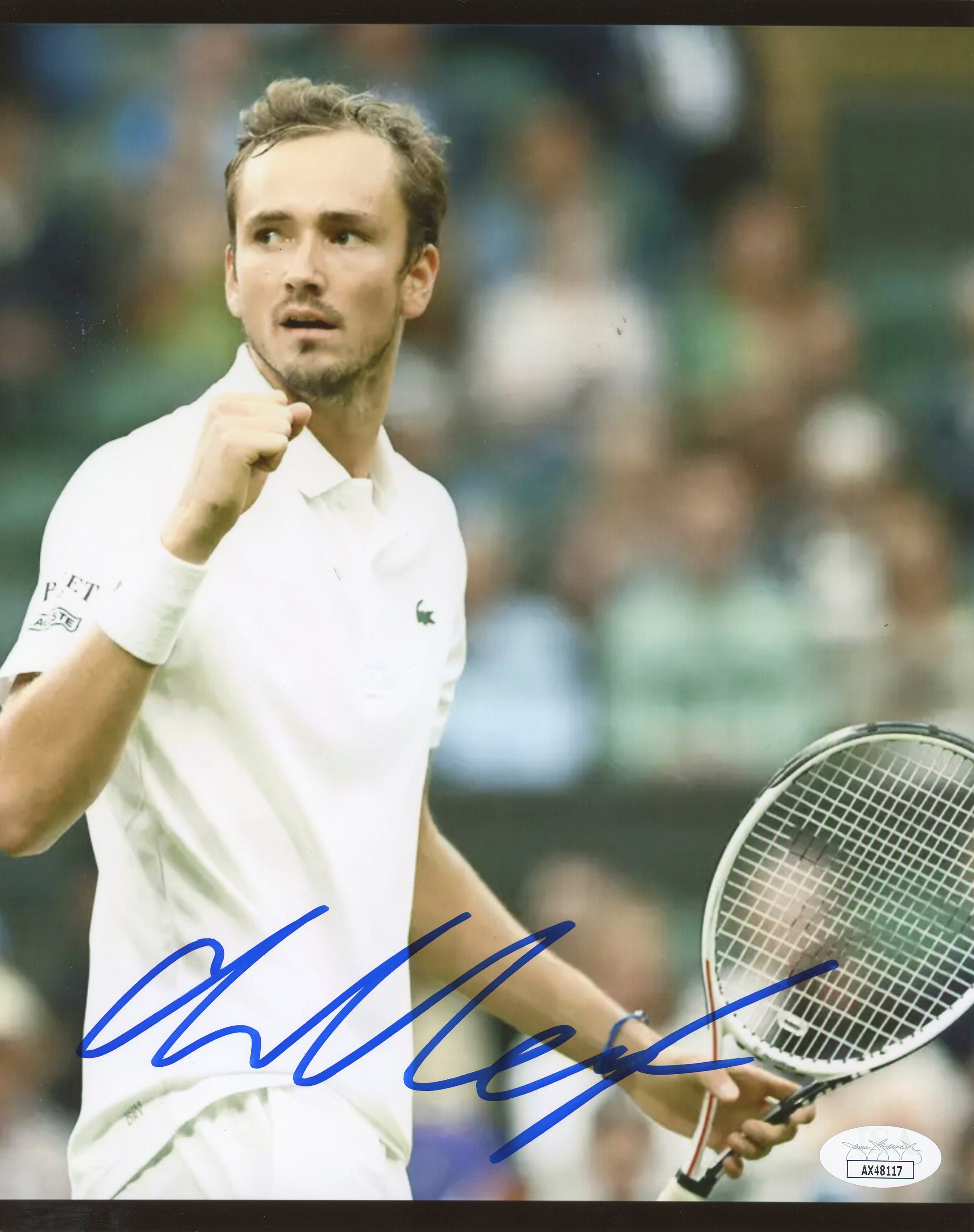 Daniil Medvedev Tennis Authentic Signed 8x10 Photo Autographed JSA #AX48117