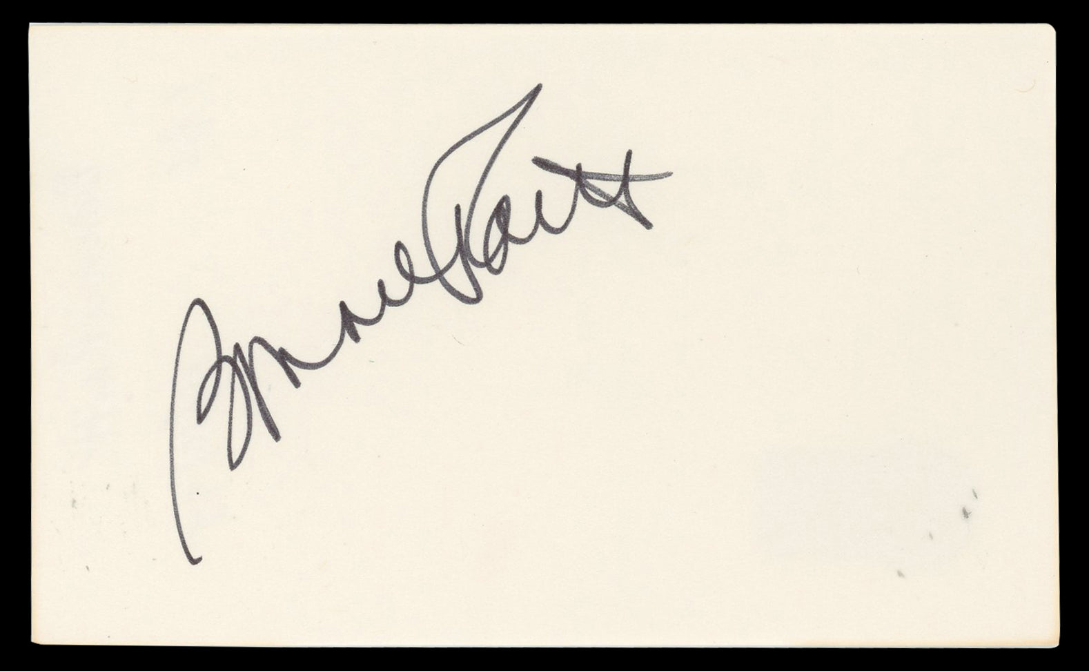 Bonnie Raitt Singer Authentic Signed 3x5 Index Card Autographed BAS #BN06536
