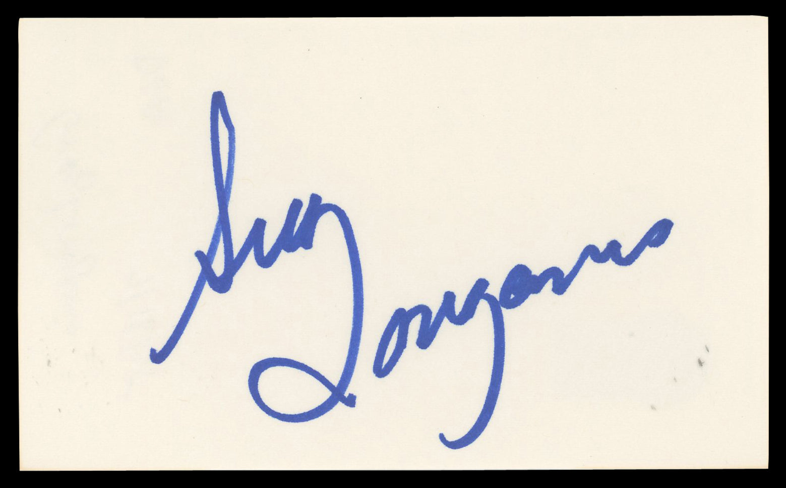 Greg Louganis Authentic Signed 3x5 Index Card Autographed BAS #BN35209