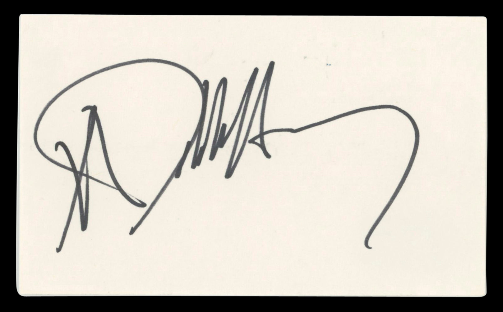 Debbie Harry Blondie Authentic Signed 3x5 Index Card Autographed BAS #BV03251