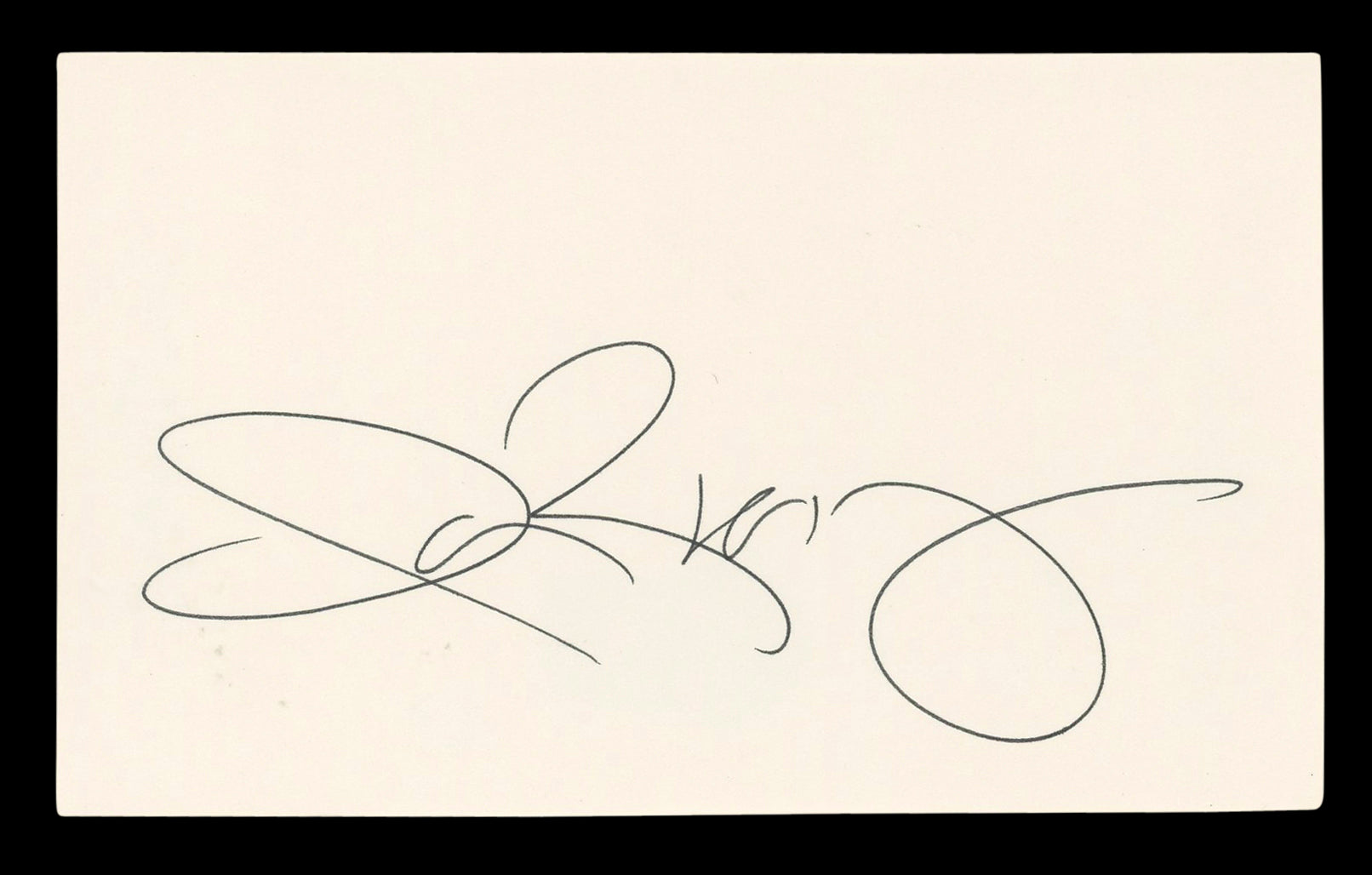 Ian Ziering Beverly Hills 90210 Authentic Signed 3x5 Index Card BAS #BL96664