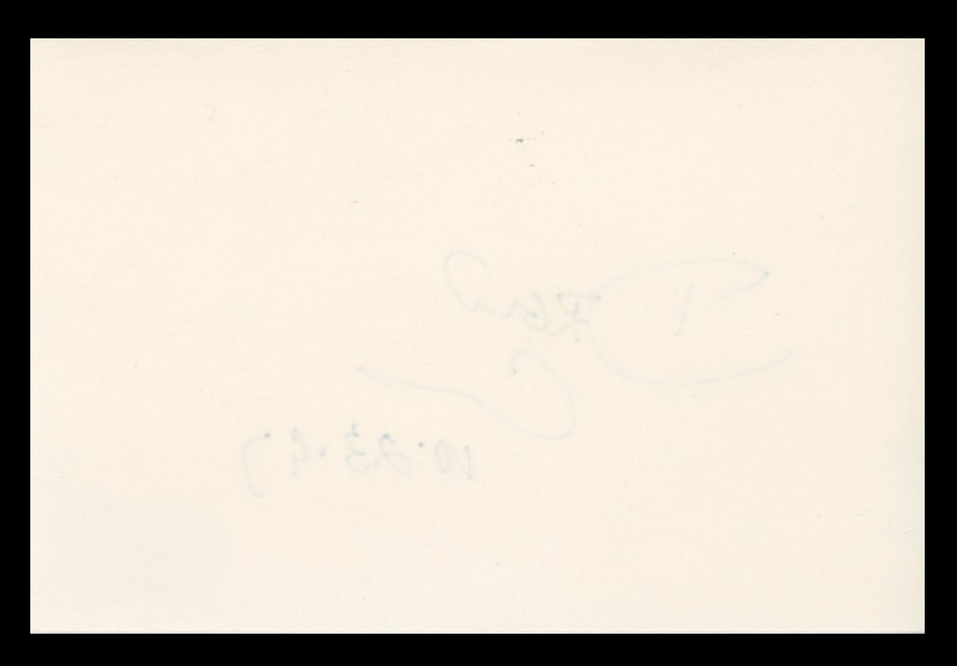 Drew Carey Whose Line is it Anyway? Authentic Signed 4x6 Index Card BAS #BS29361