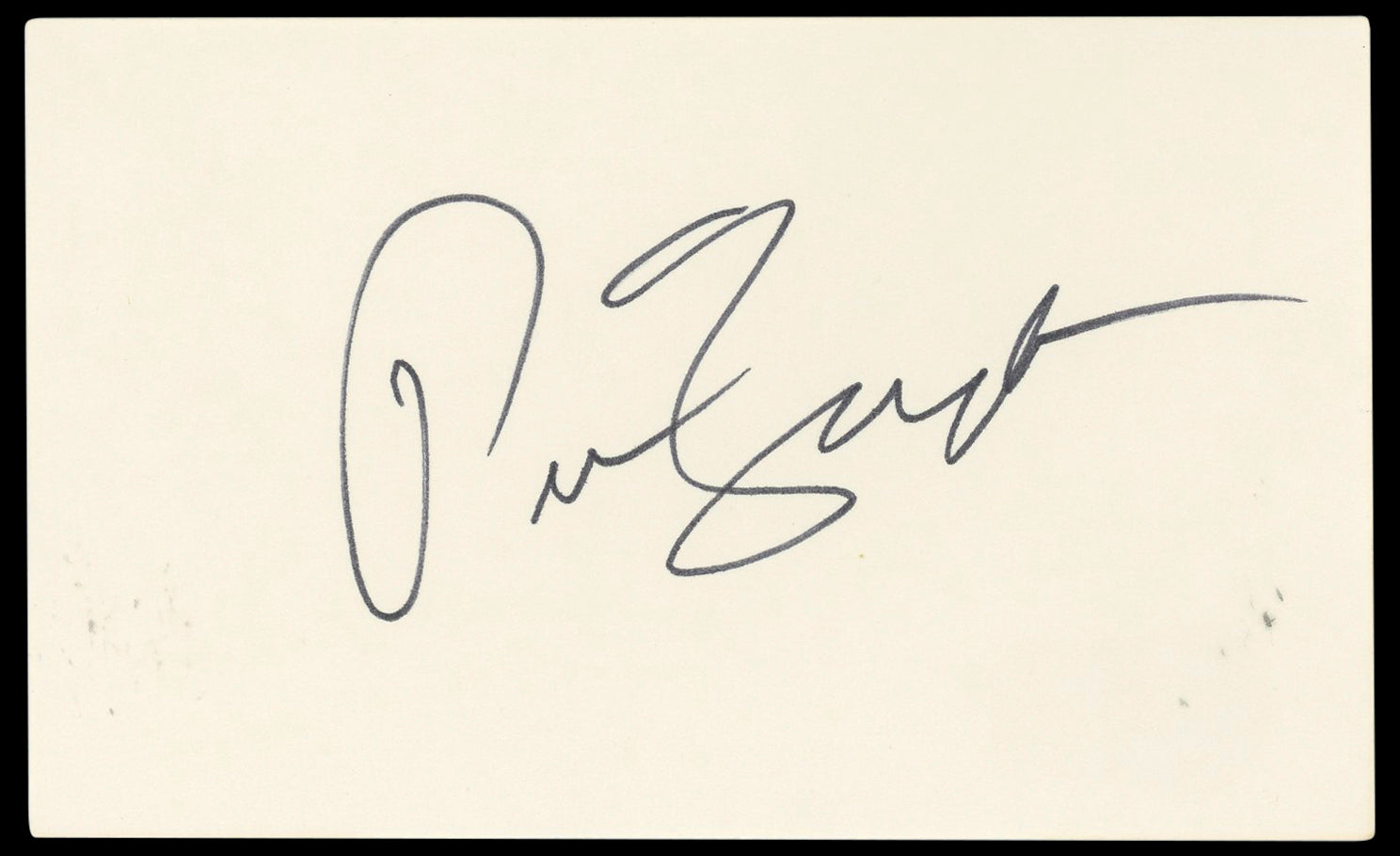 Pia Zadora Butterfly Authentic Signed 3x5 Index Card Autographed BAS #BN33205
