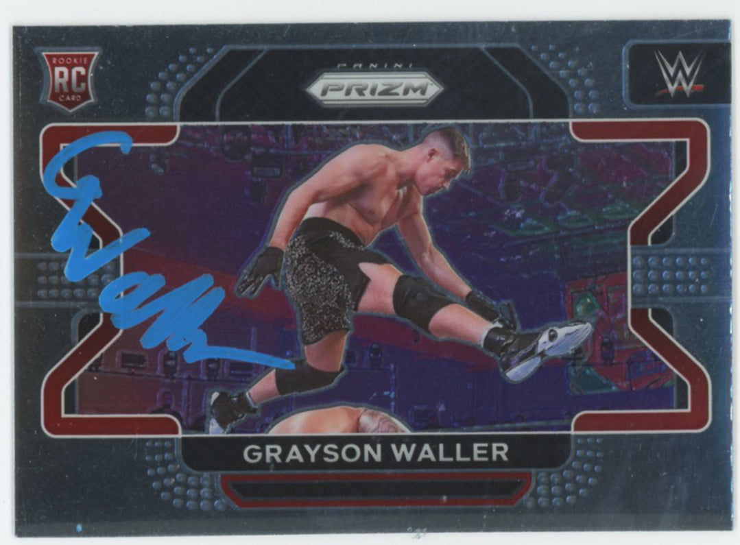 Grayson Waller WWE Authentic Signed 2022 Panini Prizm #43 Card BAS #BS86835