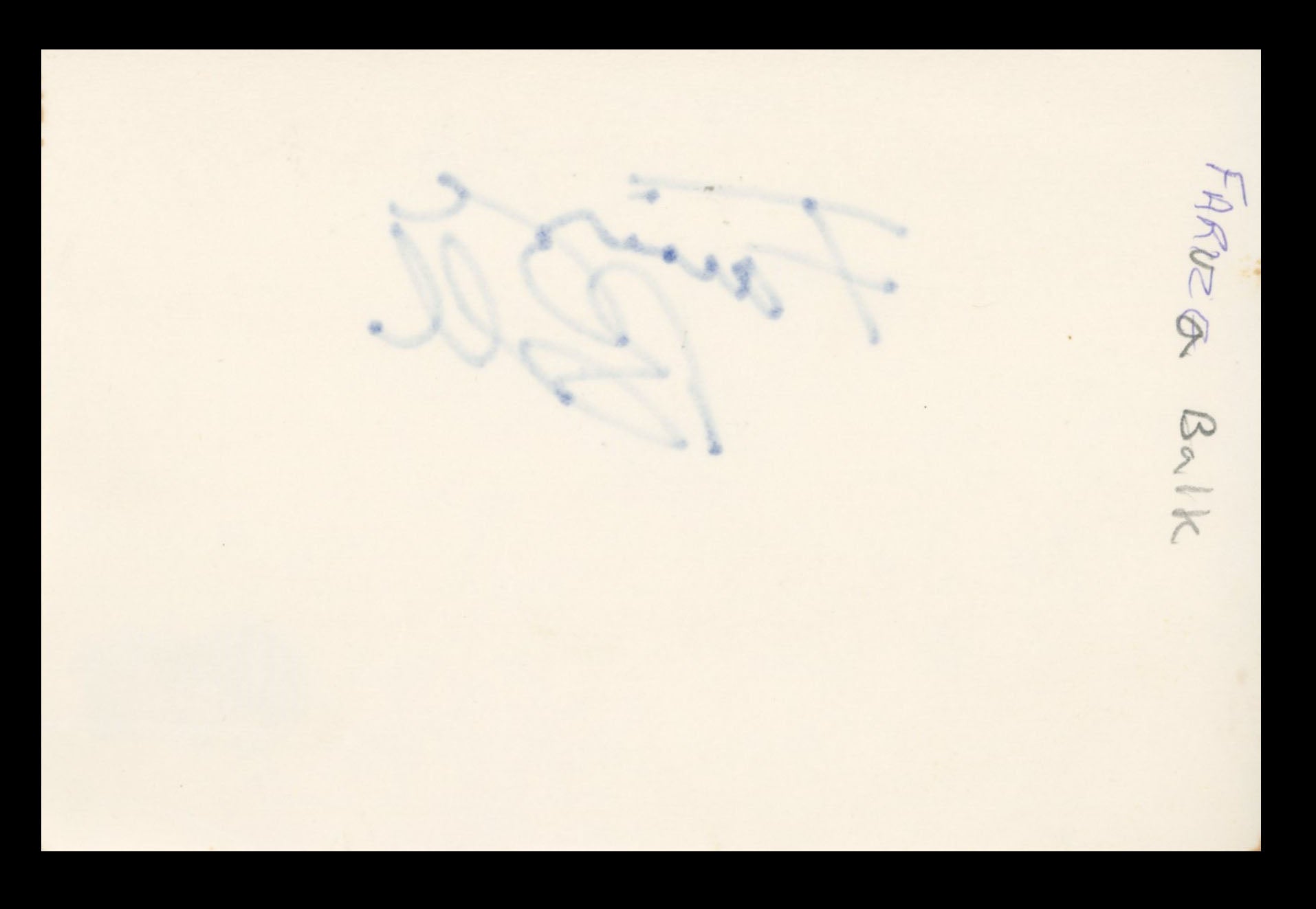 Fairuza Balk Return to Oz Authentic Signed 4x6 Index Card BAS #BS29366