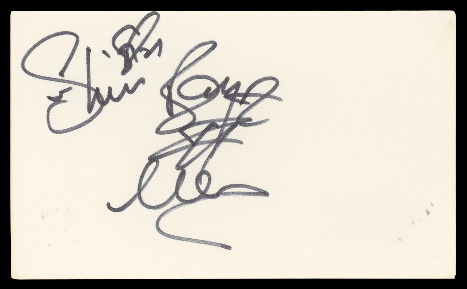 Shawn Stockman Boyz II Men Authentic Signed 3x5 Index Card BAS #BN35224