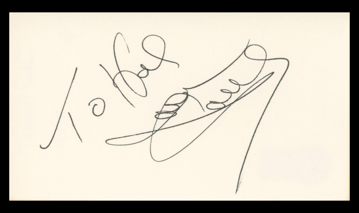 Jane Powell Seven Brides for Seven Brothers Signed 3x5 Index Card BAS #BV04113