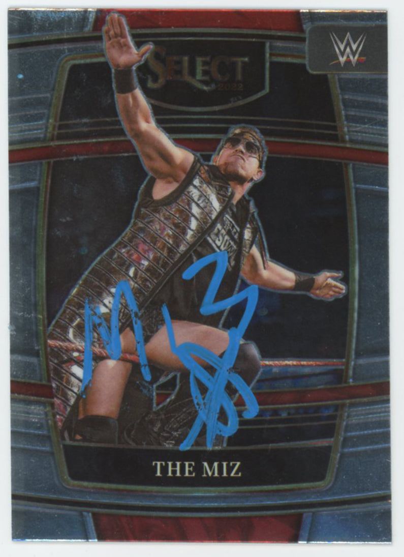 The Miz WWE Authentic Signed 2022 Panini Select #10 Card BAS #BS86858