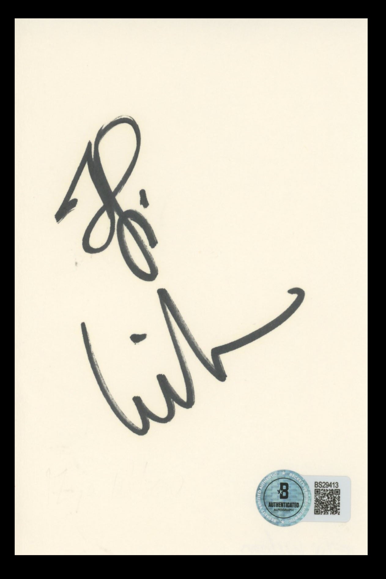 Flip Wilson The Flip Wilson Show Authentic Signed 4x6 Index Card BAS #BS29413