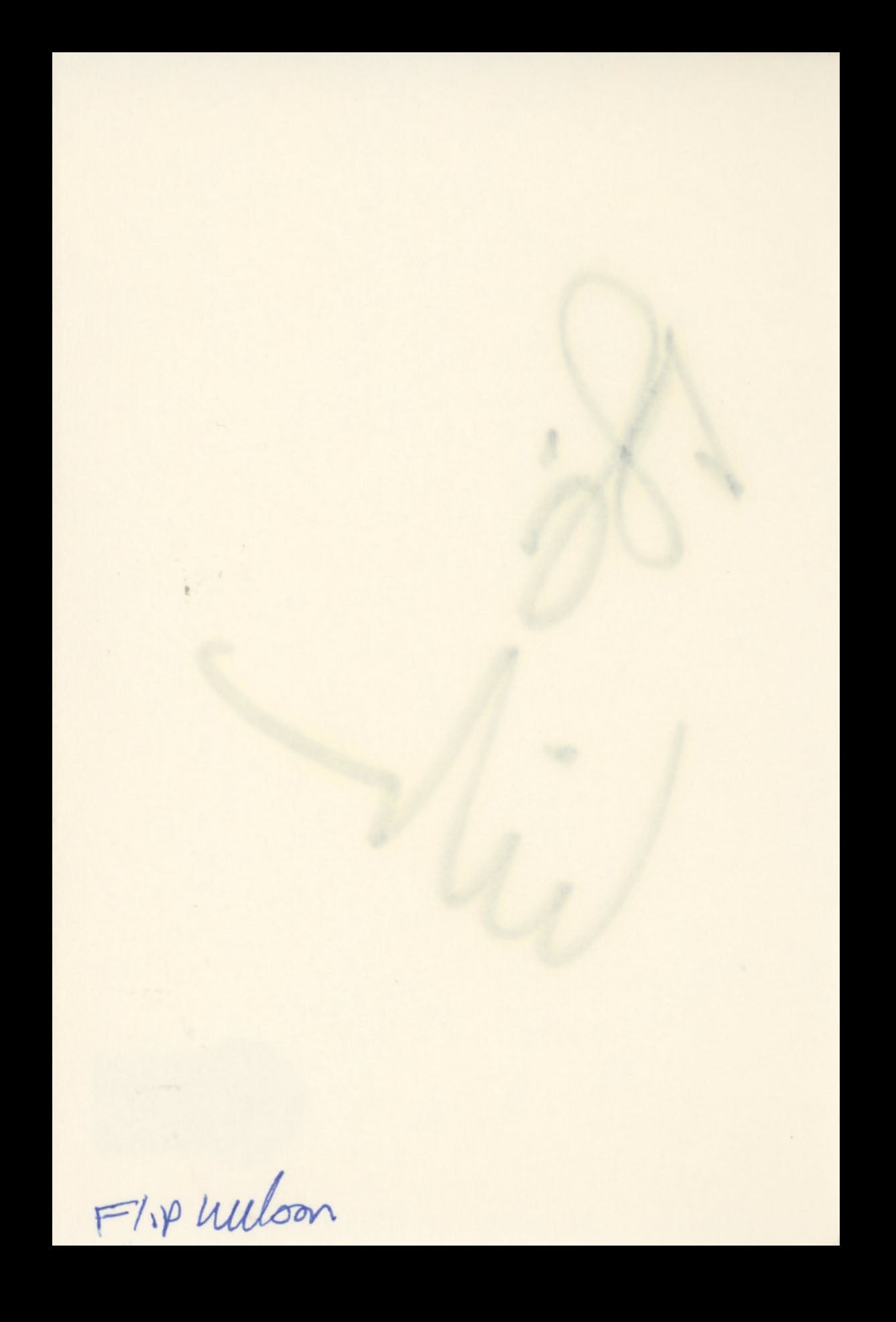 Flip Wilson The Flip Wilson Show Authentic Signed 4x6 Index Card BAS #BS29413