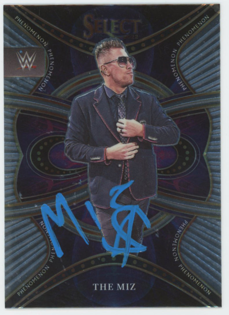 The Miz WWE Authentic Signed 2022 Panini Select #20 Card BAS #BS86859