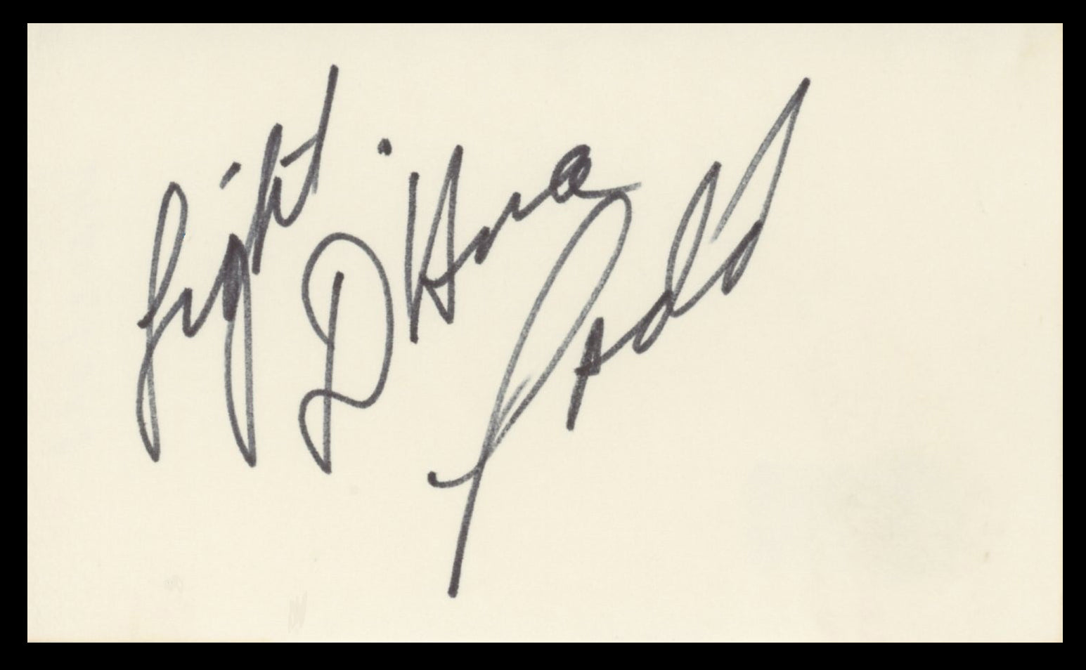 Diane Ladd Wild At Heart Light Authentic Signed 3x5 Index Card BAS #BV59068