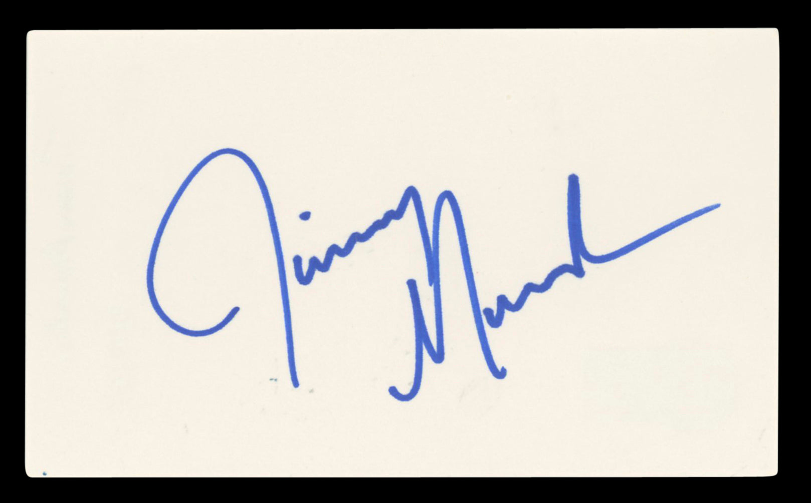 James Marsden X-Men Authentic Signed 3x5 Index Card Autographed BAS #BV03116