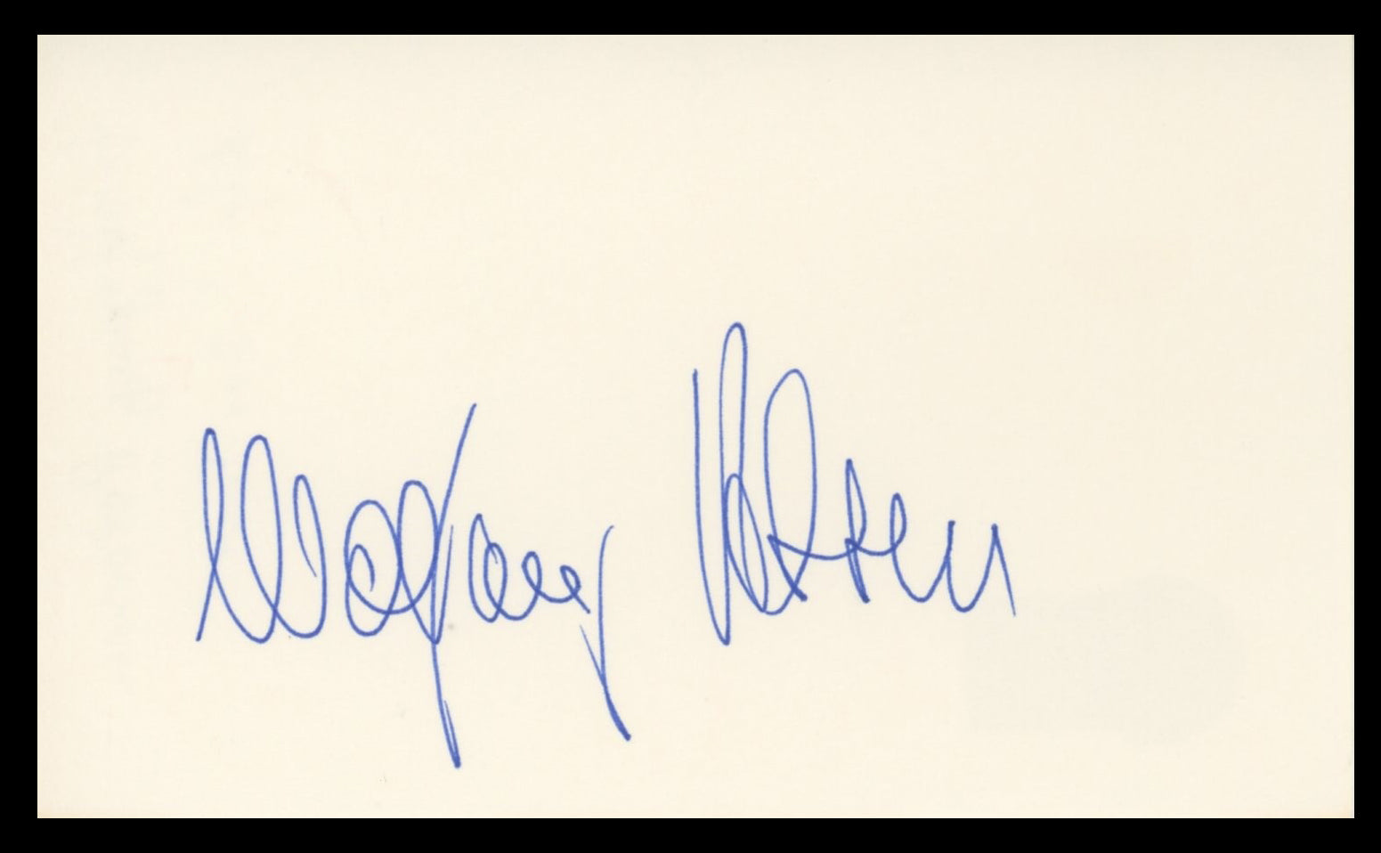 Wolfgang Petersen Das Boot Authentic Signed 3x5 Index Card BAS #BV59072