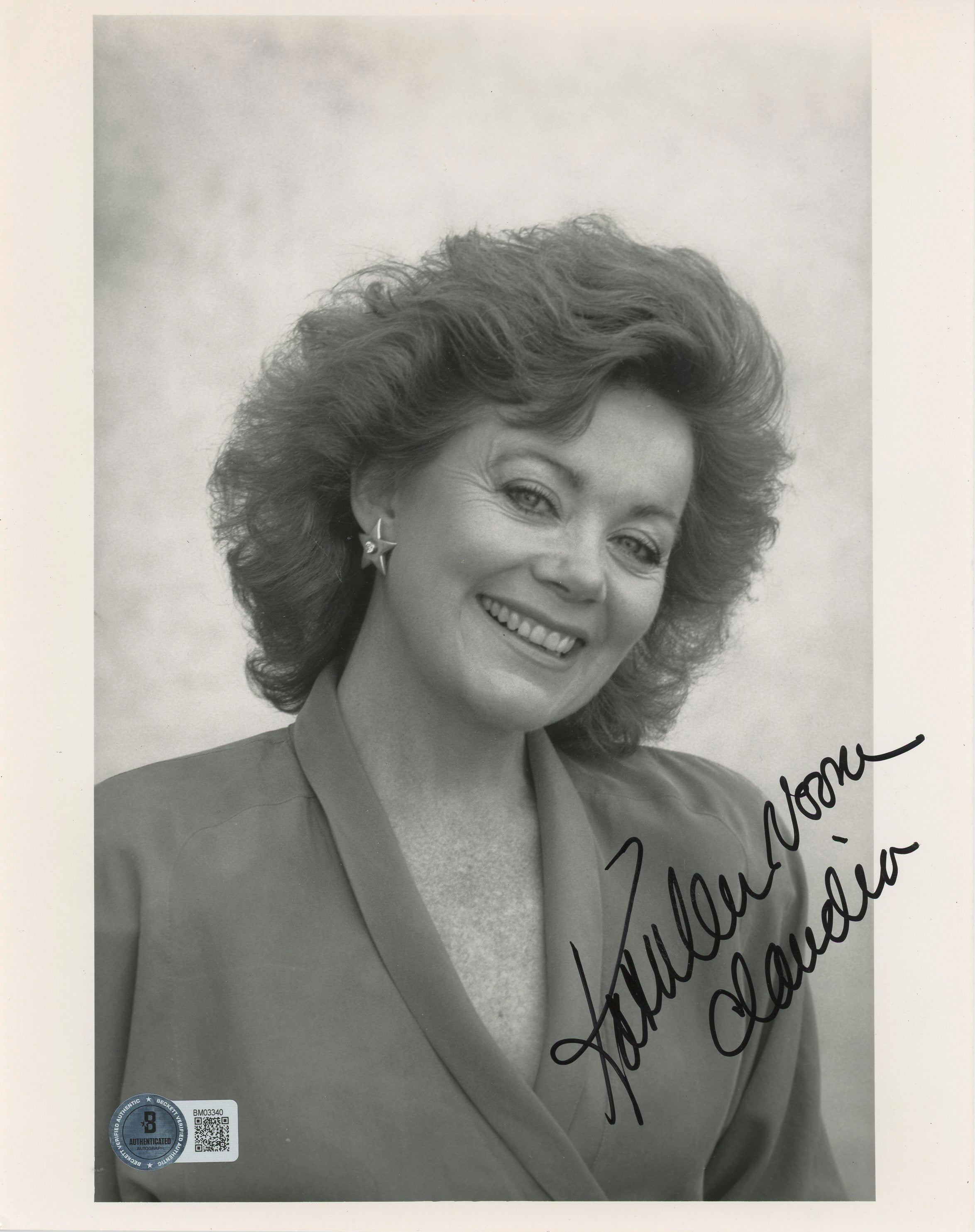 Kathleen Noone Sunset Beach Signed 8x10 Black & White Photo BAS #BM03340