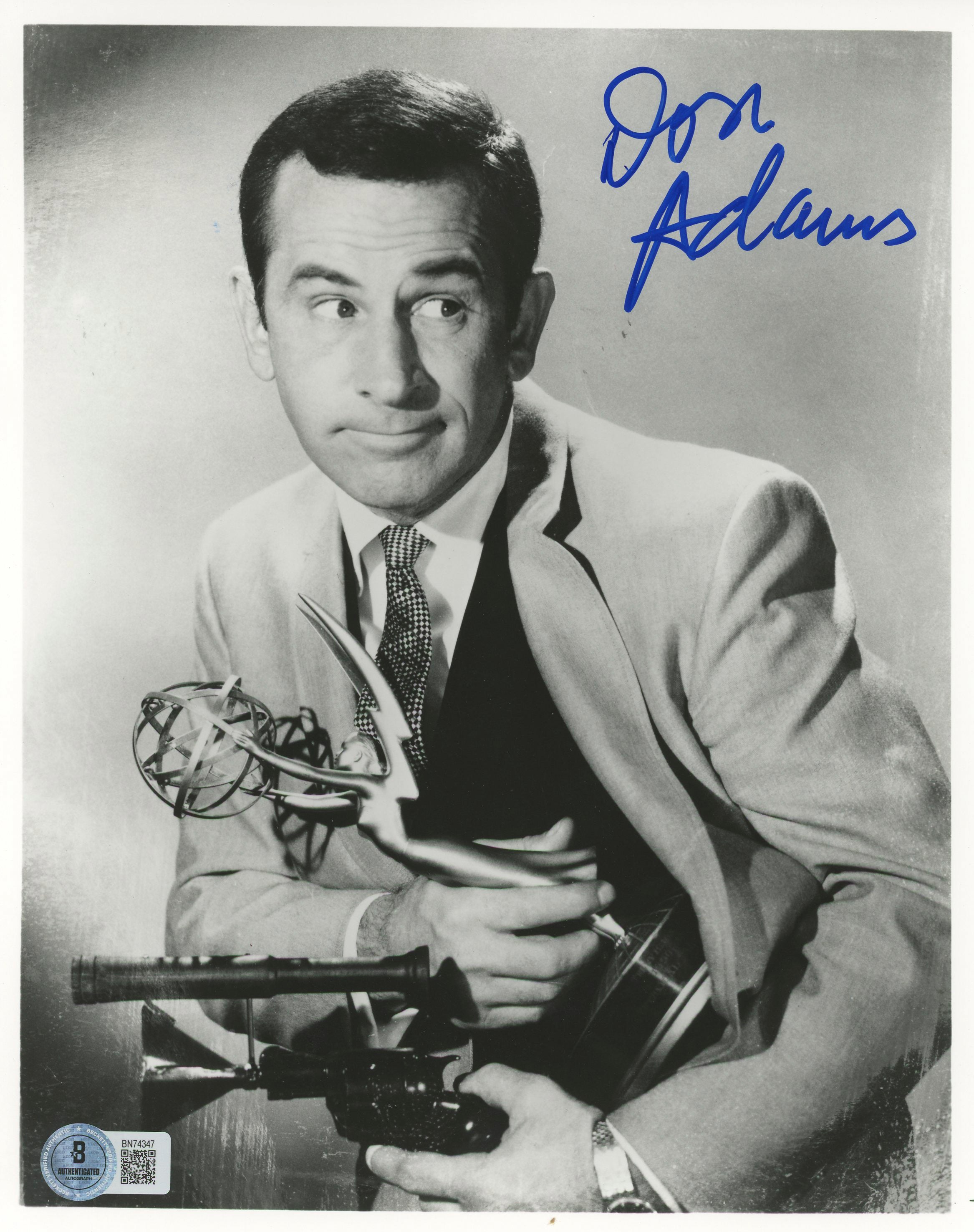 Don Adams Get Smart Authentic Signed 8x10 Photo Autographed BAS #BN74347
