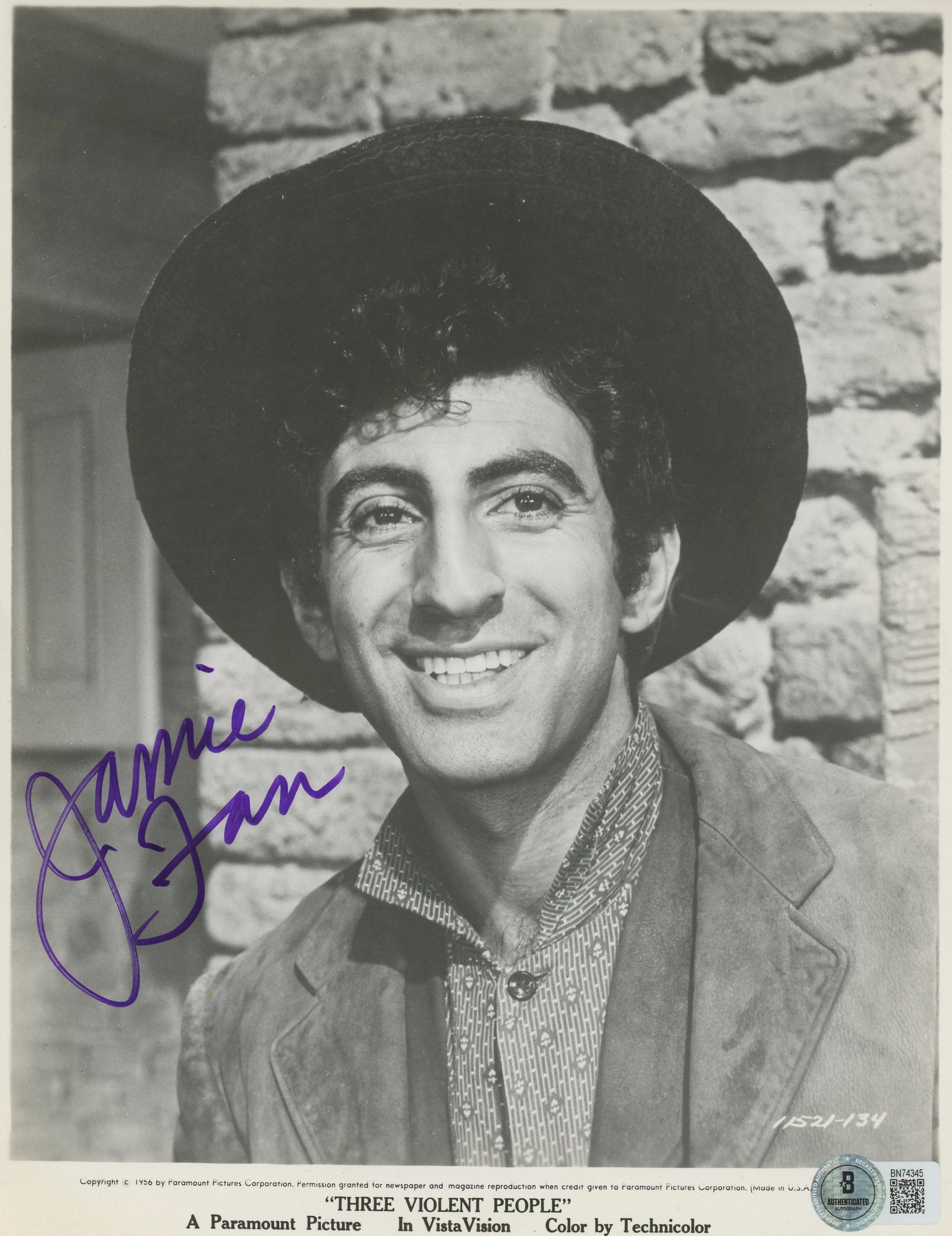 Jamie Farr Three Violent People Authentic Signed 8x10 Photo BAS #BN74345