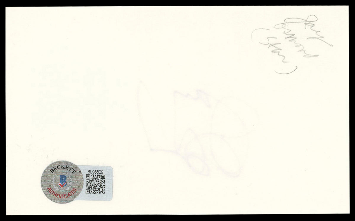 Jay Osmond Osmonds Authentic Signed 3x5 Index Card Autographed BAS #BL98829