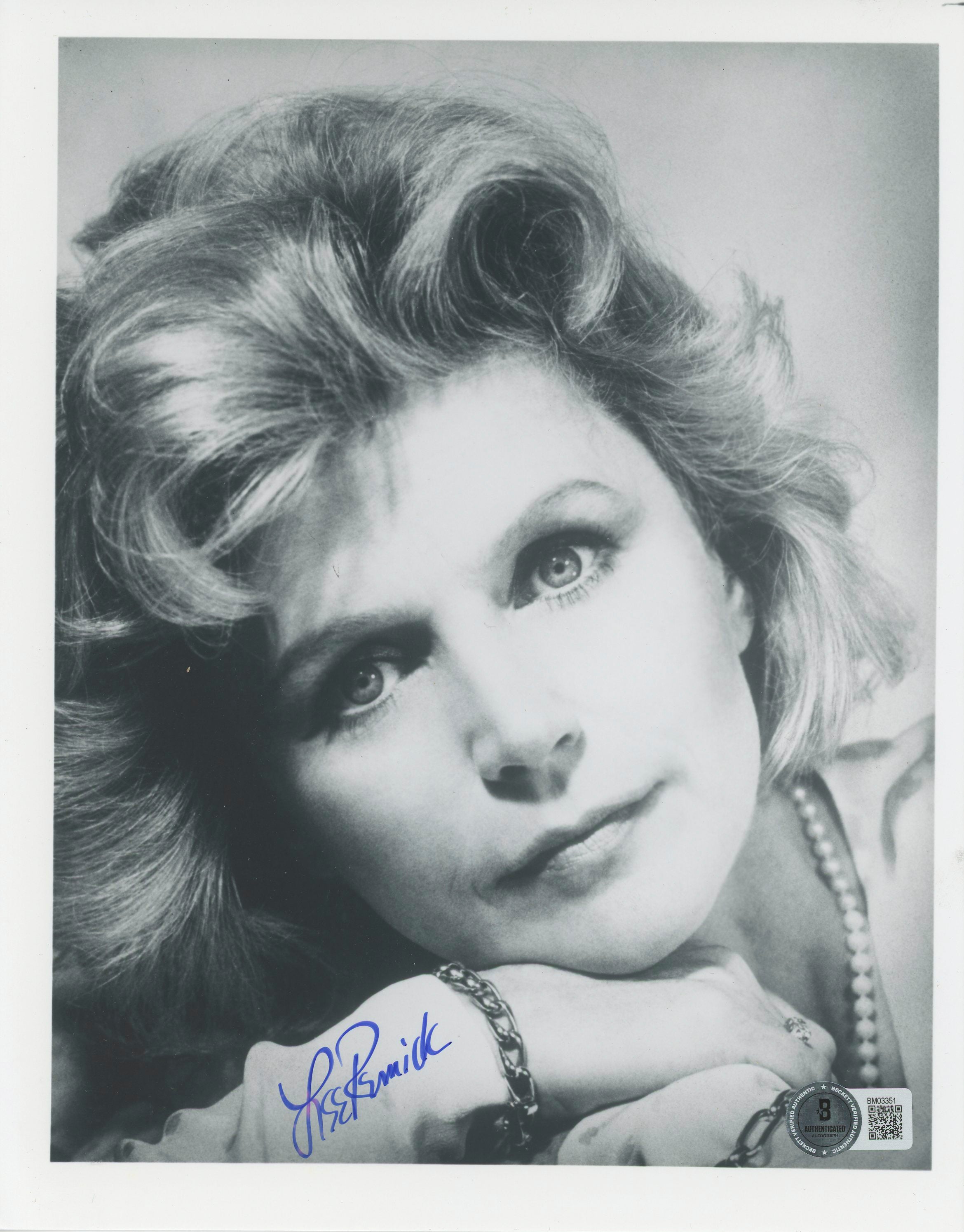 Lee Remick The Omen Authentic Signed 8x10 Black & White Photo BAS #BM03351
