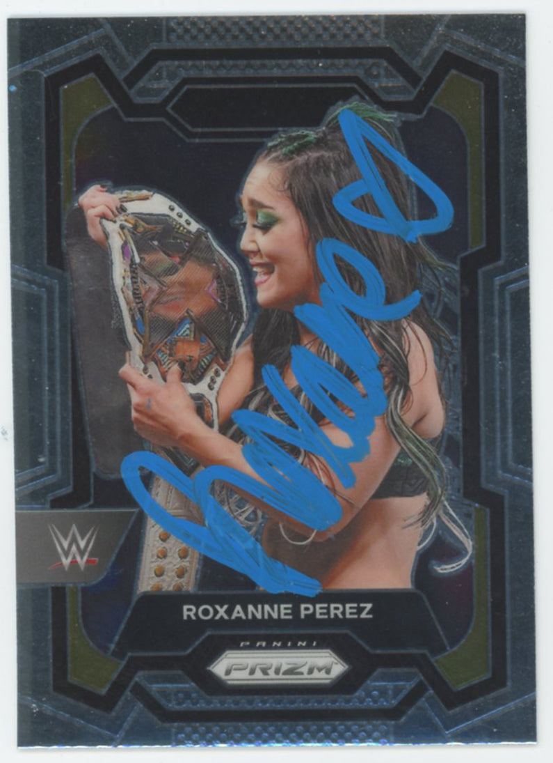 Roxanne Perez WWE Authentic Signed 2024 Panini Prizm #101 Card BAS #BS86874