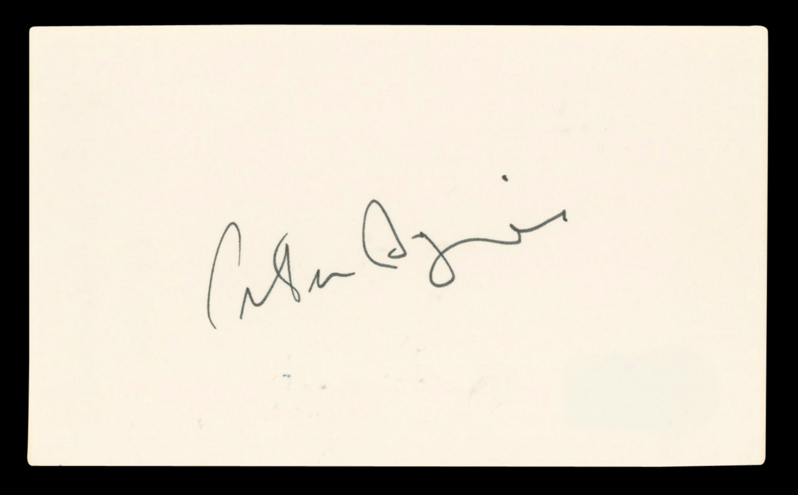 Peter Bogdanovich Authentic Signed 3x5 Index Card Autographed BAS #BV03459