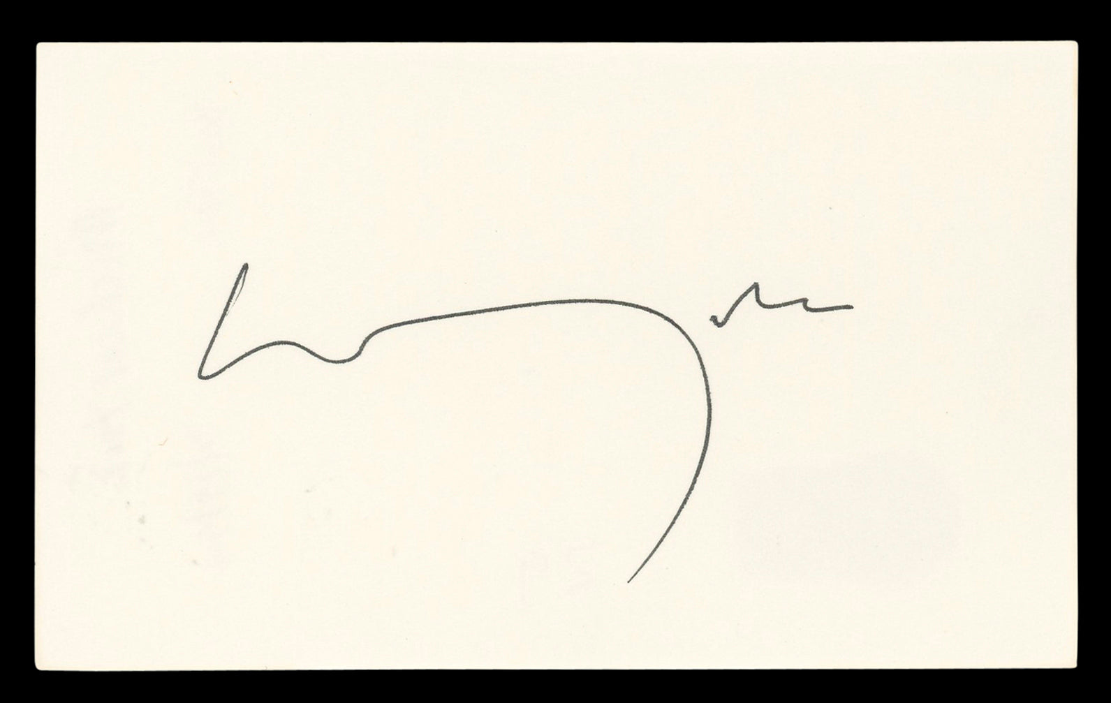 Michael York Romeo + Juliet Authentic Signed 3x5 Index Card BAS #BL96735